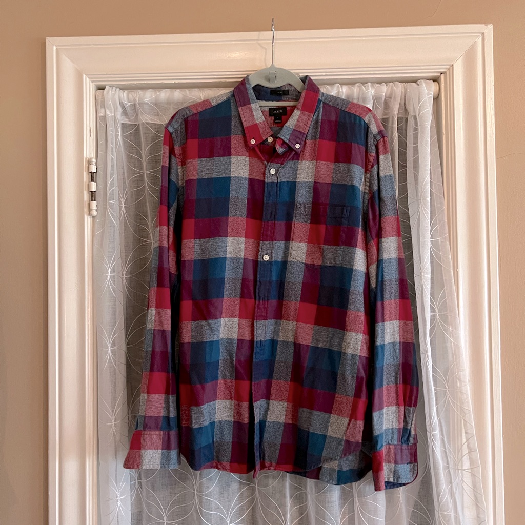 J Crew Flannel Button Down
